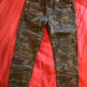 Boys Levi Camouflage Pants